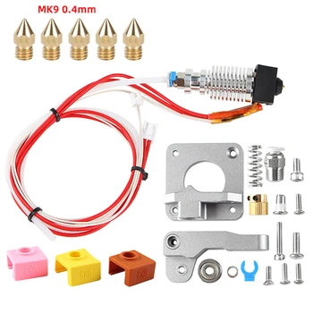 

Metal MK8 Extruder Kit CR-10 V2 Extruder 0.4MM Nozzle for Ender 3 3Pro 3X for CR-10 Series CR 20Pro CR-X 3D Printer Upgrade Kit