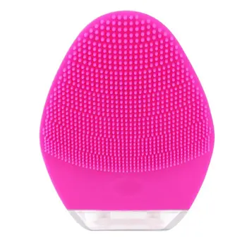 

Ultrasonic vibration large-area silicone bristles electric facial cleanser Clean massage Unblock pores