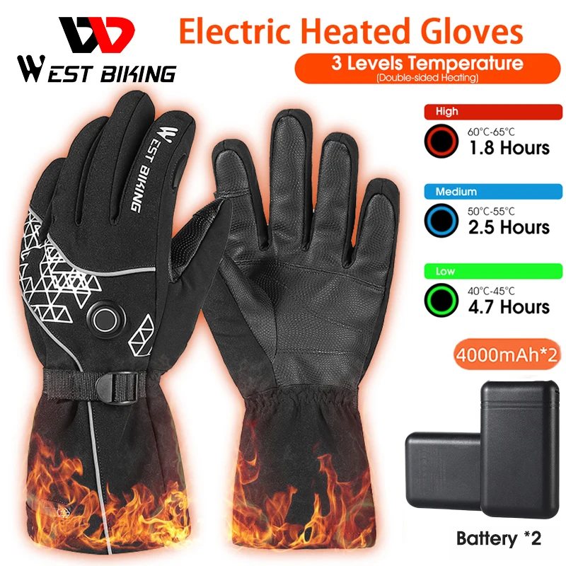 heated bicycle gloves