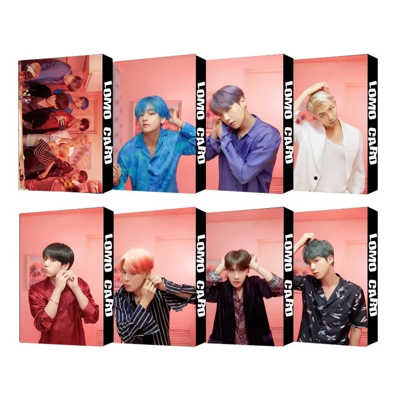 

South Korean Groups K-POP Bangtan Boys Posters LOVE Yourself MAP OF THE SOUL PERSONA Self Made Paper Lomo Card Photo Card