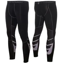 Эластичные компрессионные штаны для мужчин, для тренажерного зала, для фитнеса, спортивные Леггинсы, быстросохнущие штаны для тренировки бега, мужская спортивная одежда, для йоги