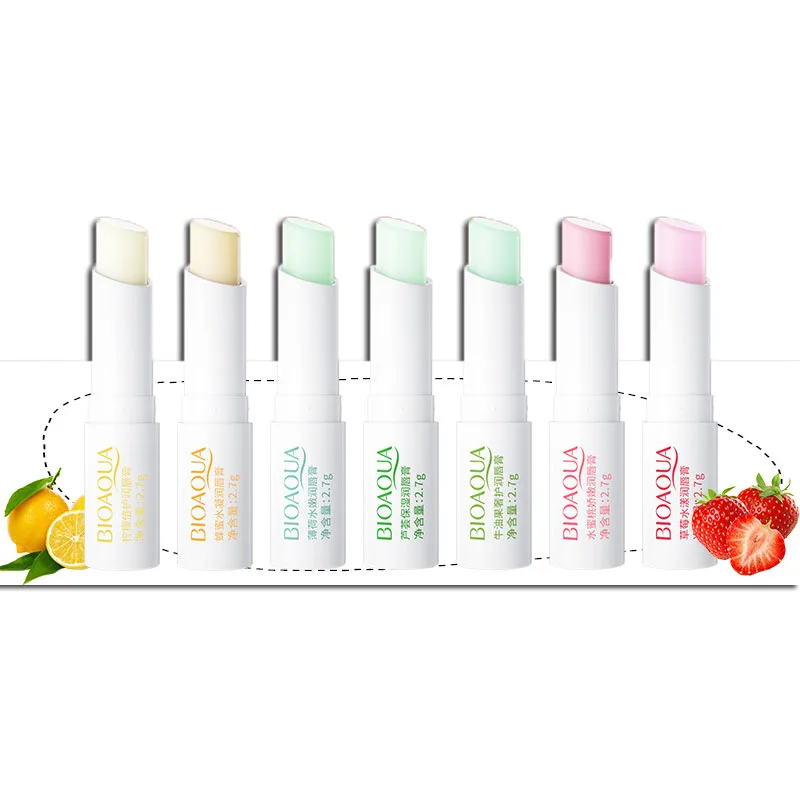 Aloe Strawberry Lip Balm Is Not Easy To Fade Lipstick Peach Moisturizing Moisturizing Lasting Color and Moisturizing Lip Balm 6