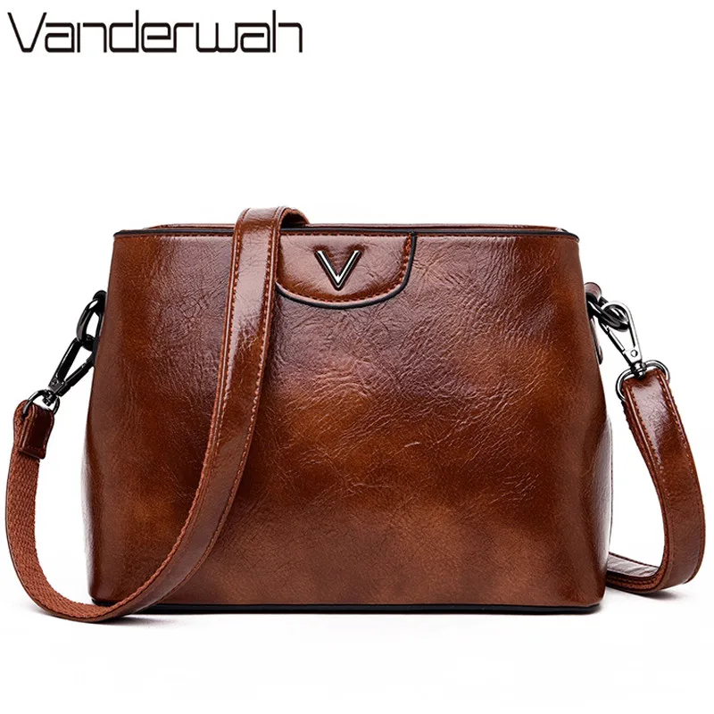 Женские сумки через плечо роскошные из твердой кожи дизайнерские брендовые