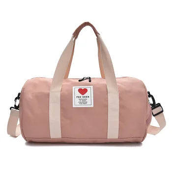 

Fashion Large Capacity Waterproof Women Handbag Duffel Bag Ladies Travel Bag Pink Sequins Shoulder Bag Portable Victorian Bag