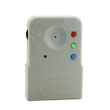 

9V Wireless Adapter Professional Built In Microphone Handheld Disguiser Voice Changer Multi With Speaker Mini Telephone Portable