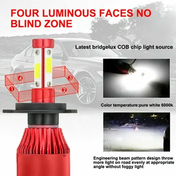 

360 degree Headlight LED Kit High Low Beam Bulbs 5000W/set High quality