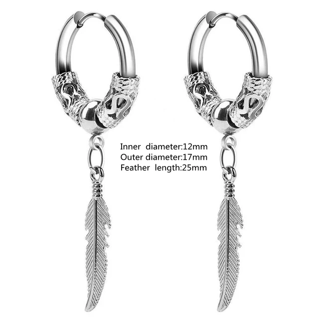 Huggie Hoop Earrings Small Stainless Steel Earrings Women Men Ear Piercing Ring Anti-Allergic Jewelry AL4377-Silver