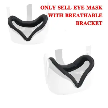 

vEye Pad for Oculus Quest 2 VR Replacement PU Face Cushion Face Cover Bracket Protective Mat Eye Pad Accessories