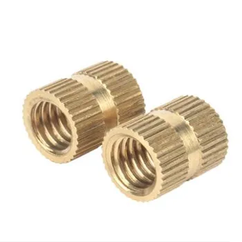 

10-100pcs m1 M1.2 m1.4 M1.6 M2 M2.5 M3 M4 M5 M6 M8 M10 Brass insert nut Injection Molding Brass Knurled Thread Inserts Nuts
