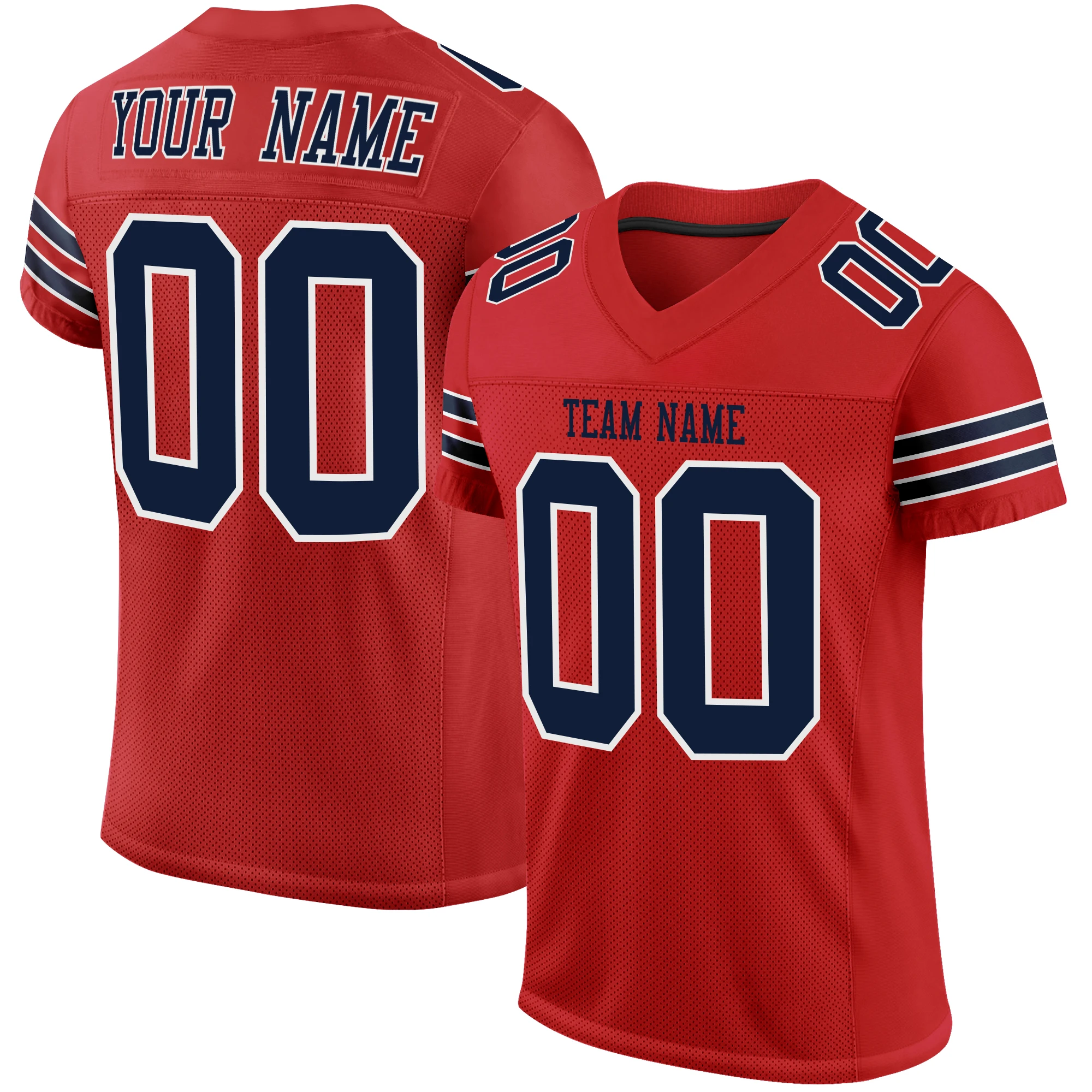 Football Jersey Personalized Men Football Shirt Print Team Name Number Rugby Quick-Drying American Football Jersey
