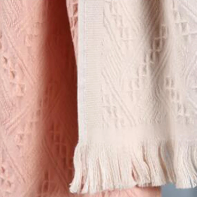 Tassel Towel Set(2Pcs) Breathe Freely Cotton Nordic Tassel Beach Towel 70x140cm Turkey Craft Gift Summer Towel Soft New