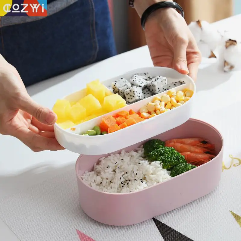 800 мл ланч бокс здоровый материал Bento коробки микроволновые столовая посуда