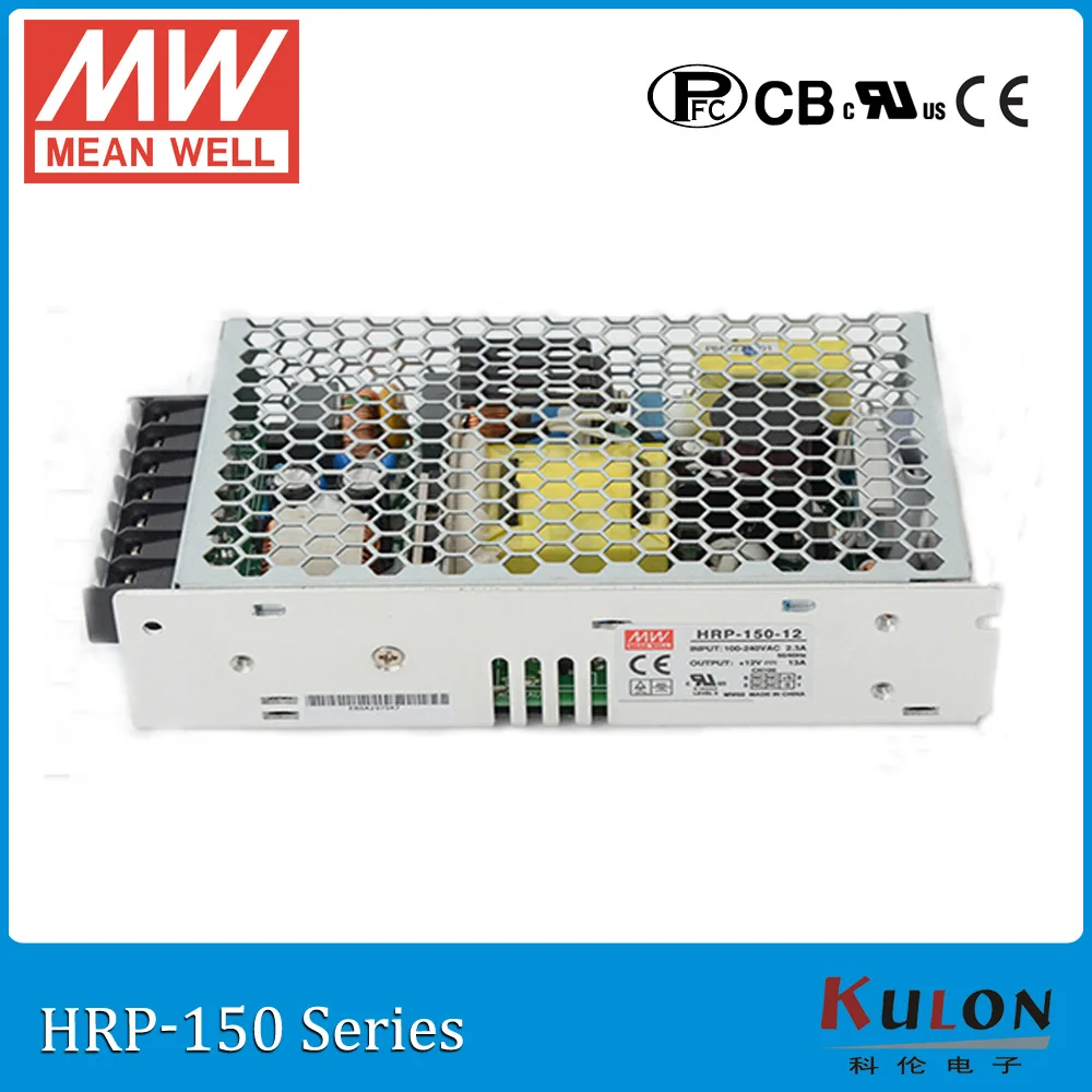 

MEAN WELL HRP-150 single output 150W 48V 24V PFC SMPS Switching Power Supply 220V To 12V AC DC Transformer 10A 20A 30A Led Strip