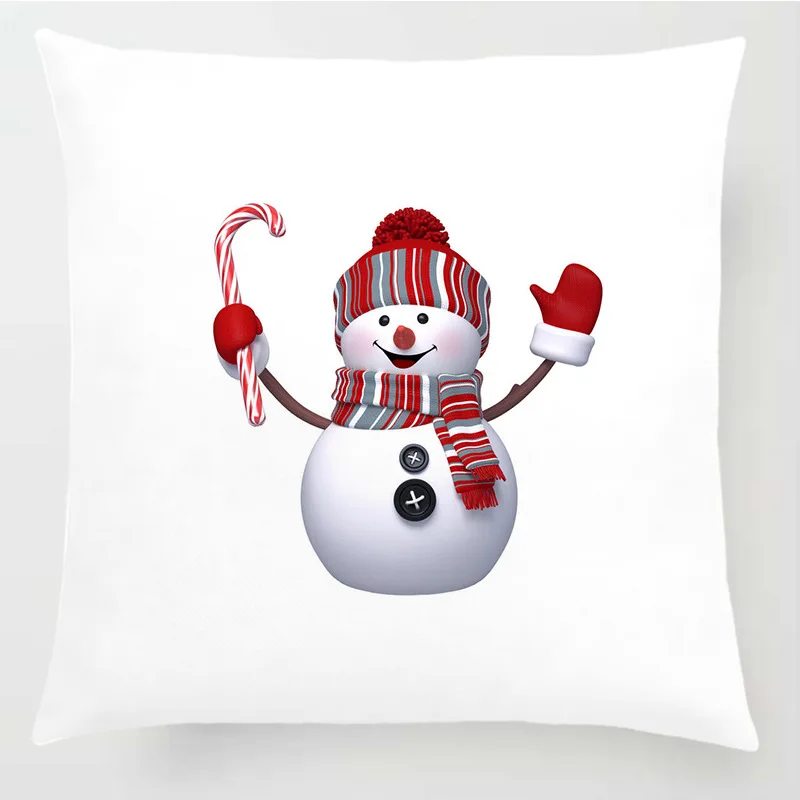 Merry ChristmasTree Ornaments Pillowcase Xmas Decor for Home Decor for Christmas Happy New Year Santa Claus Snowman - Цвет: 07