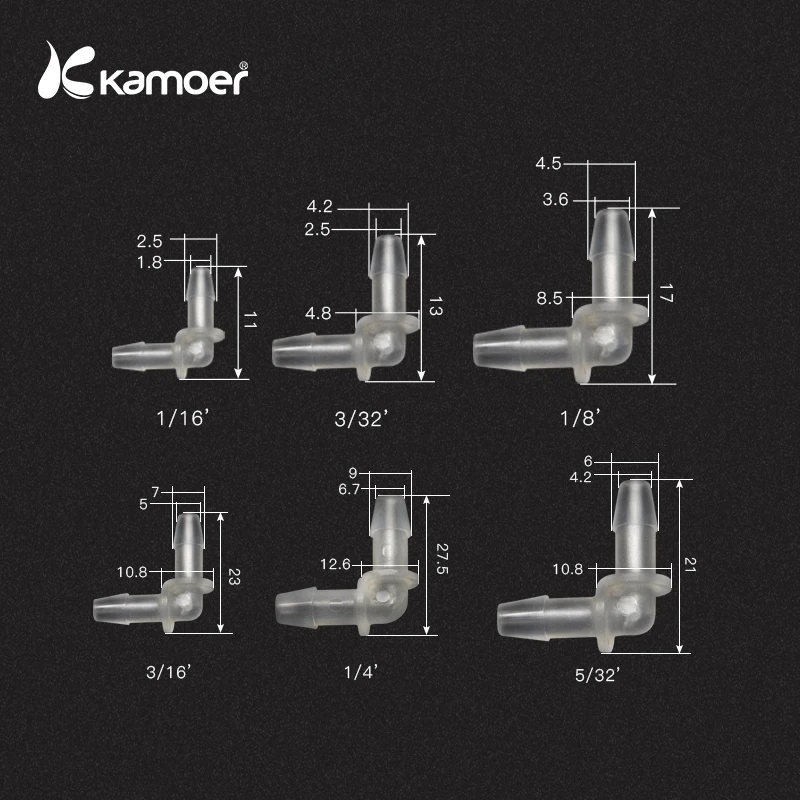 Kamoer bomba peristatica L tipo de tubo manguera conector de tubo из силикона de Linker conector de tubo