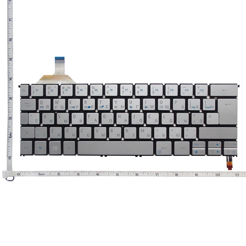 acer aspire s7 S7-391 S7-392 ms2364 teclado russo com luz de fundo