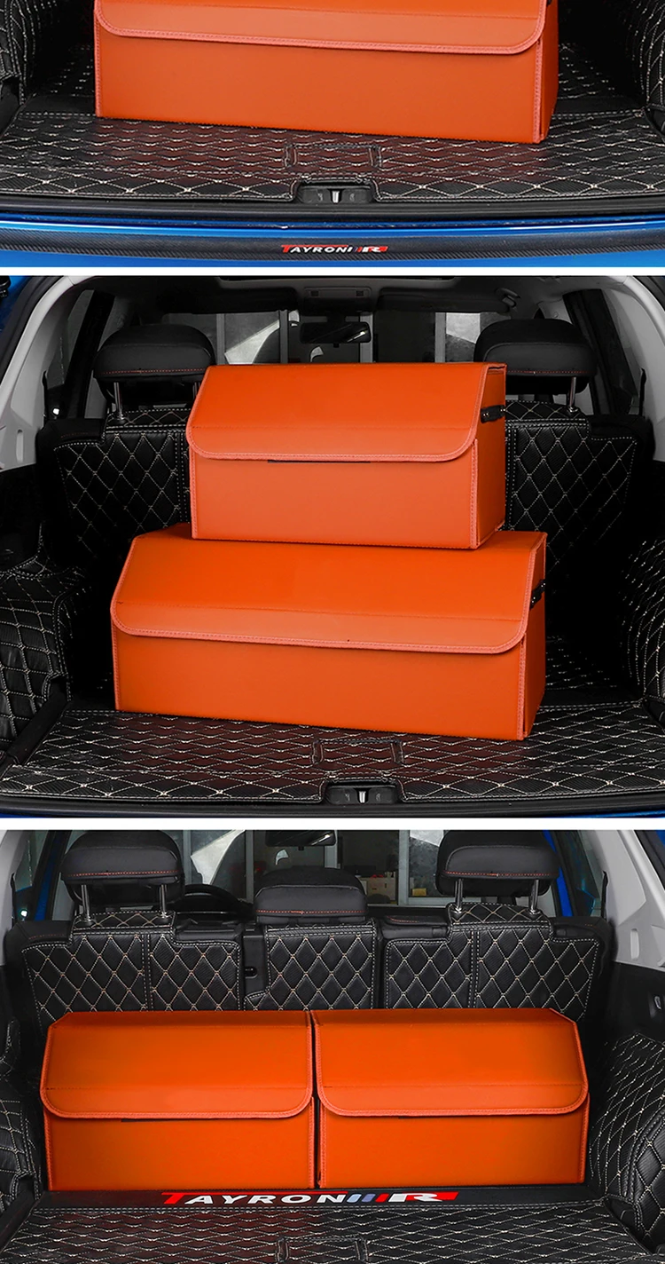 Автомобильный багажник, коробка для хранения, складные коробки для Porsche Cayenne Macan Panamera Cayman, отсек для хранения