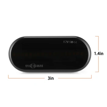 

(2pcs)New Side lights Led Dynamic Side Marker Turn Signal Light Sequential Blinker Light For VW