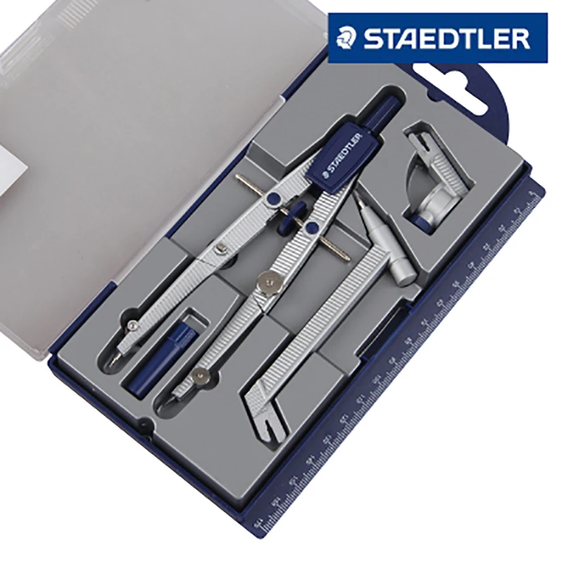Staedtler 550 02 조정 가능한 나침반 그리기 도구, 학교 및 사무실 문구 용품