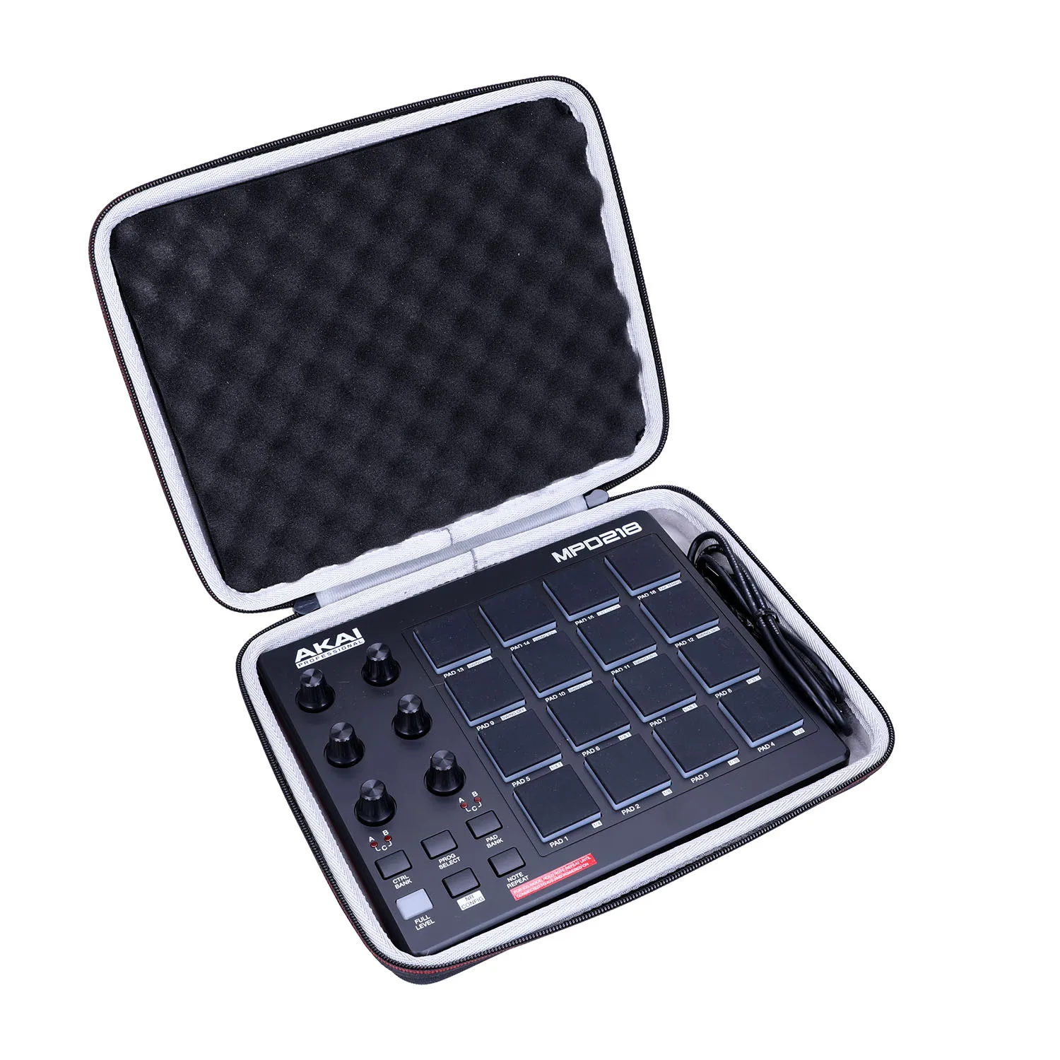 EVA Hard Case for AKAI Professional MPD218 Ultra Portable USB Bus Powered 16 Pad USB MIDI Pad Controller