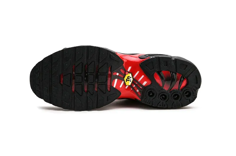NIKE AIR MAX PLUS TN дышащая Спортивная обувь для мужчин на шнуровке на платформе из материала KPU для тенниса 40-45