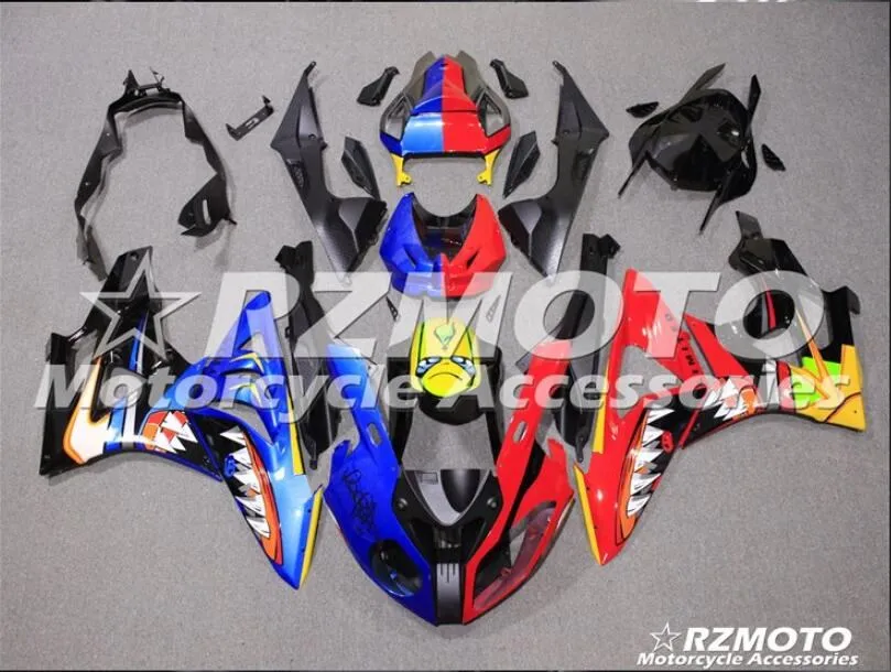 

4 Gifts New ABS Injection Mold Motorcycle Full Fairings kit Fit For S1000RR 2009-2014 09-14 bodywork Set Custom Blue Red Black