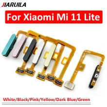 Botón de inicio para Xiaomi Mi 11 Lite, Sensor de tecla de retorno, Cable flexible, Original, nuevo
