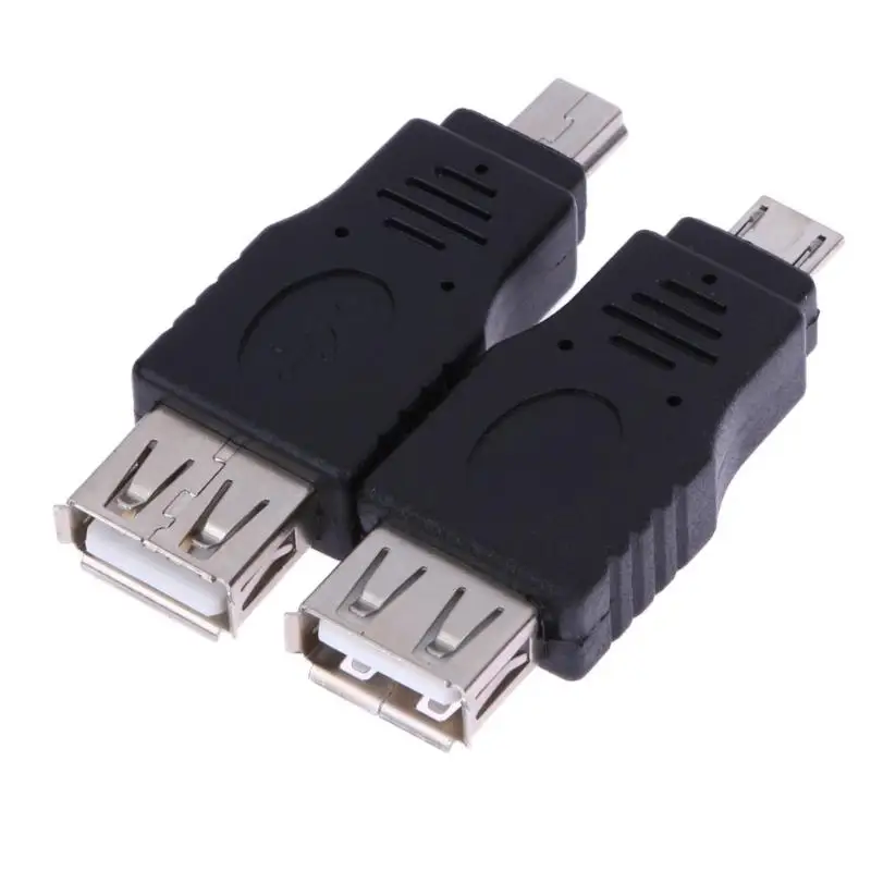 10 шт. OTG 5pin F/M адаптер переходник USB для мужчин и женщин Micro USB