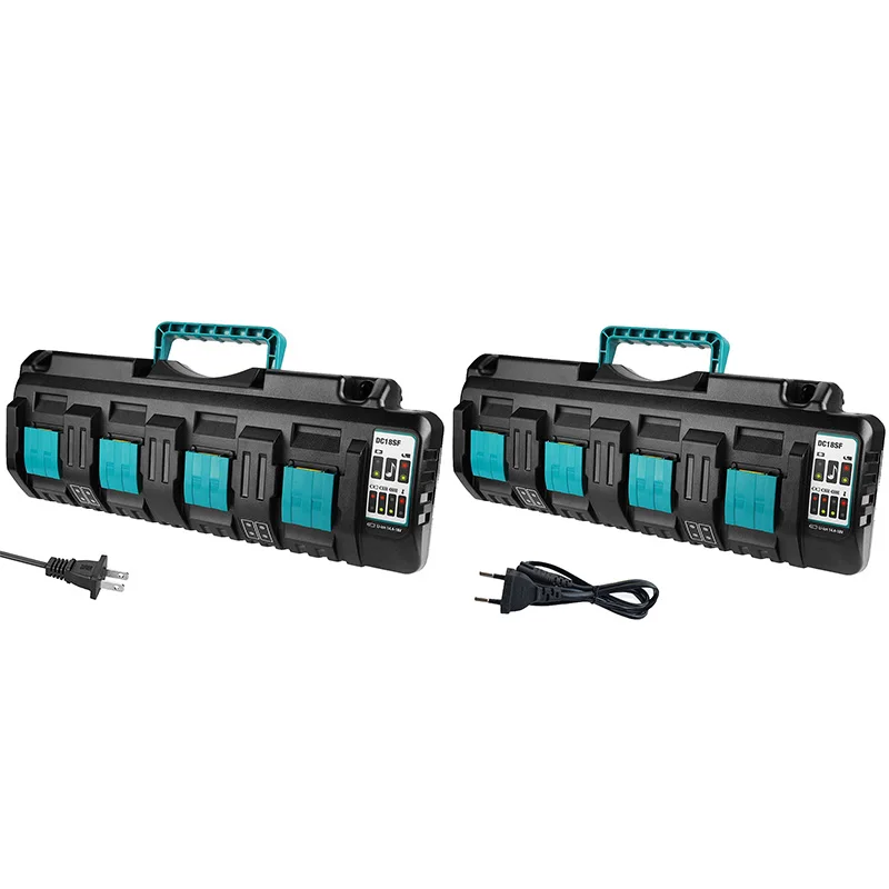 Top Deals DC18SF 4-Port 14.4V 18V 4X3A Li-Ion
