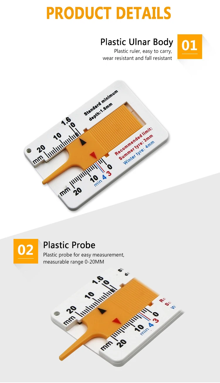 Автомобильный измеритель глубины протектора для автомобильных шин, штангенциркуль для мотоцикла, прицепа, автошин, аксессуары для колес, инструмент для измерения, инструмент для ремонта