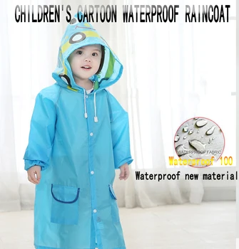 

New Children's Cartoon Animal Style Waterproof Raincoat Non-Disposable Environmental Protection rain Cover Student Anti-poncho