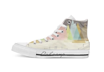 

Highway Under Stars breathable Casual High Top lace-up Canvas shoes sneakers Drop shipping