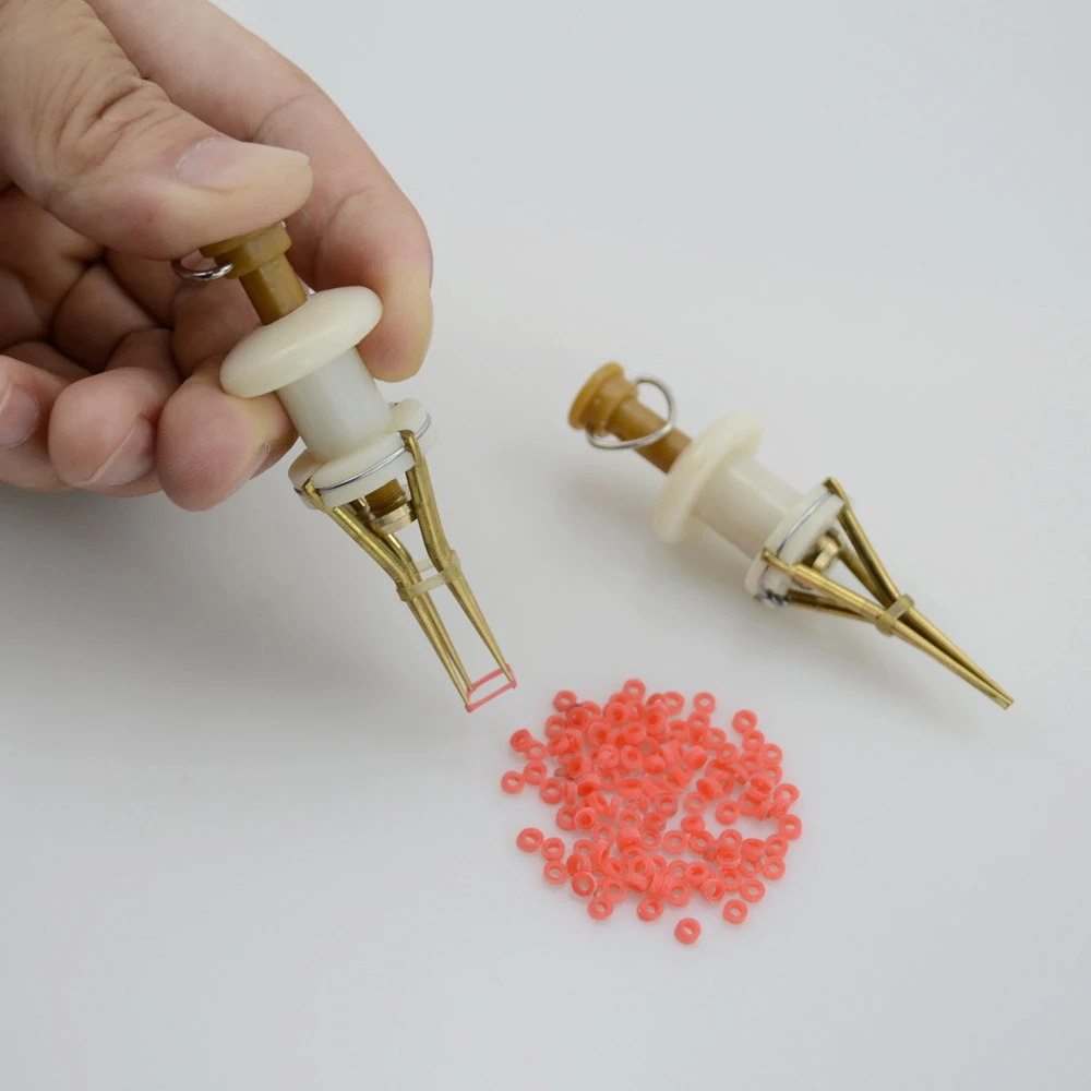 2pcs Carp Fishing Pellet Bander Tool Baiting for Accessories include Rubber Bands | Спорт и развлечения