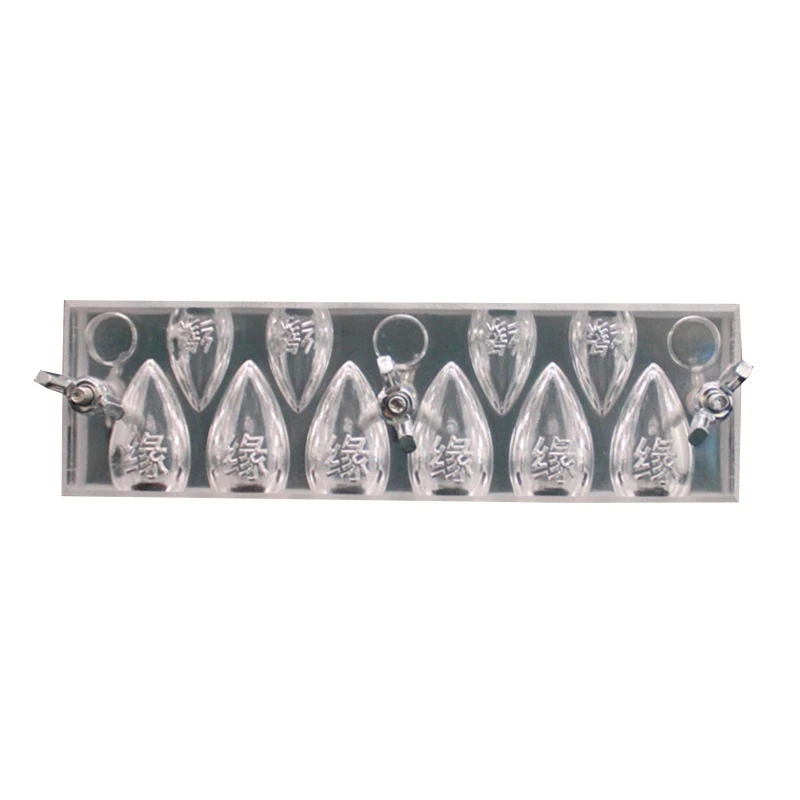 95AA Creative Incense Cone Making Mold Incense Tower Making Tools Pagoda Shape Fragrant Mould Transparent Cone Mold