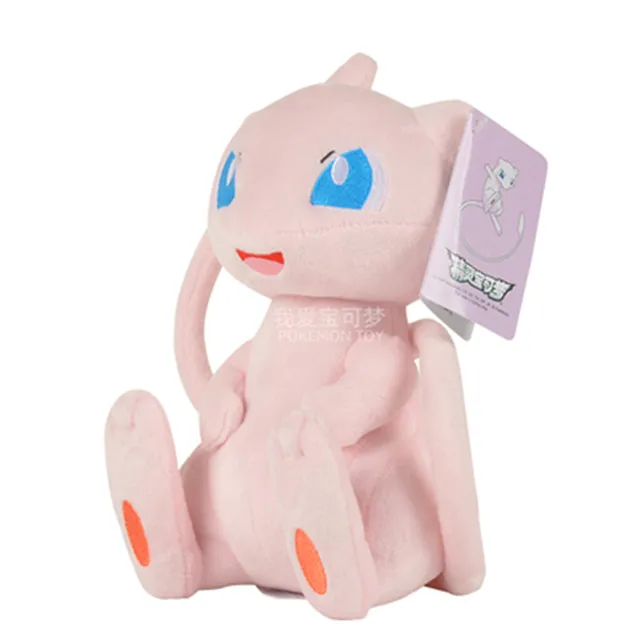 Original Tomy 20th Anniversary Pokemon MEW Plush Soft Toy Soft Stuffed Animal Doll Kid Gift 25cm