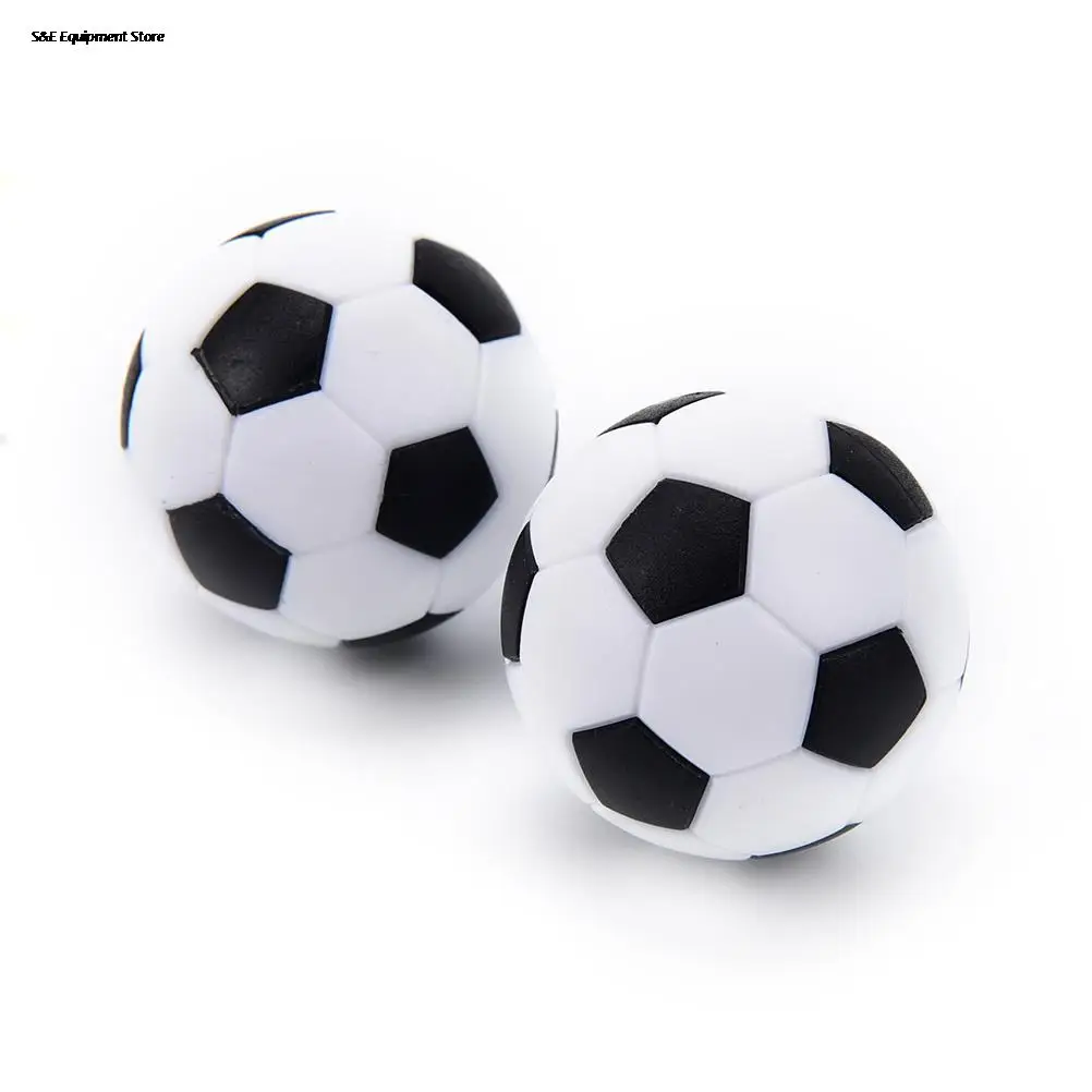 New 4 Pcs 32mm Football Fussball Soccerball Sport Gifts Round Indoor Games Foosball Table Football Plastic Soccer Ball