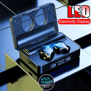 

Wireless Bluetooth Earphone With 3600mAh Charging Case Touch Control TWS Bluetooth 5.0 Earphone Wireless Headset With Microphone