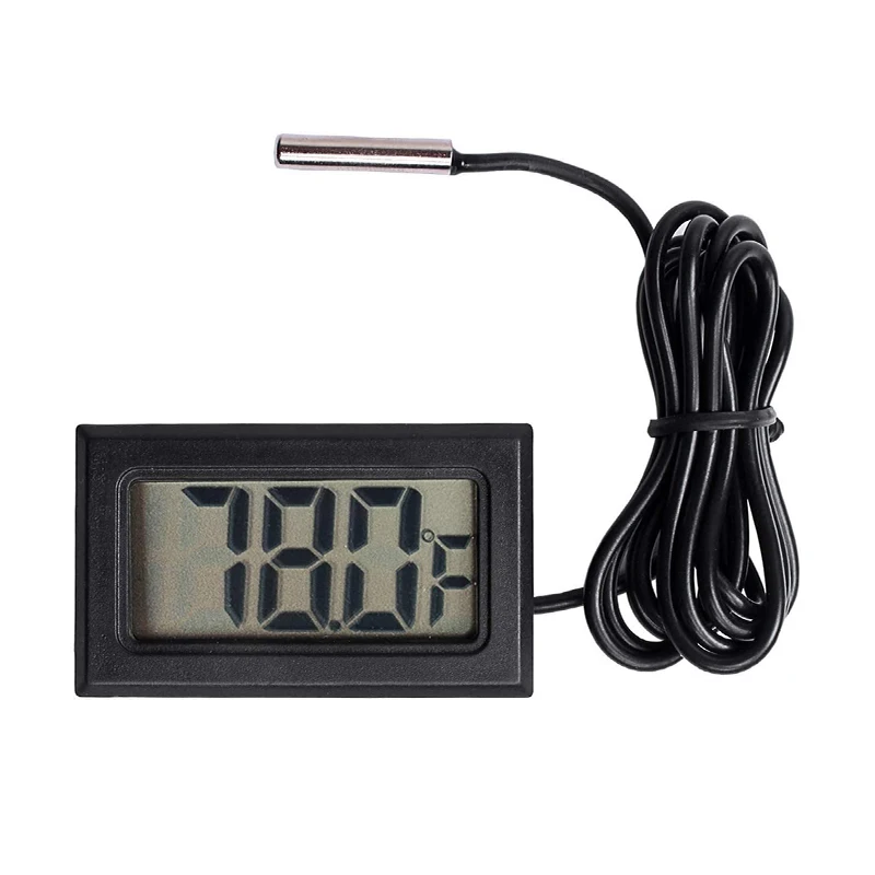 Sensor Humidity Digital LCD Thermometer Temperature Monitor External Probe for Fridge Freezer Refrigerator Aquarium Fahrenheit 2