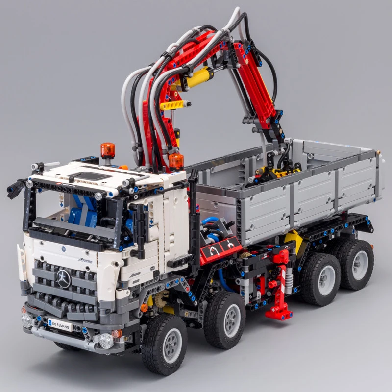 DHL 20005 Technic Car Series набор грузовиков Arocs совместим с 42023 строительными блоками, кирпичи, игрушки для мальчиков, развивающий подарок для детей