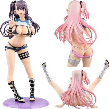 

22cm Japanese anime The Seven Deadly Sins OS Amakuni watermelon swimsuit Orchid Seed Sexy girls Anime PVC Action Figures toys