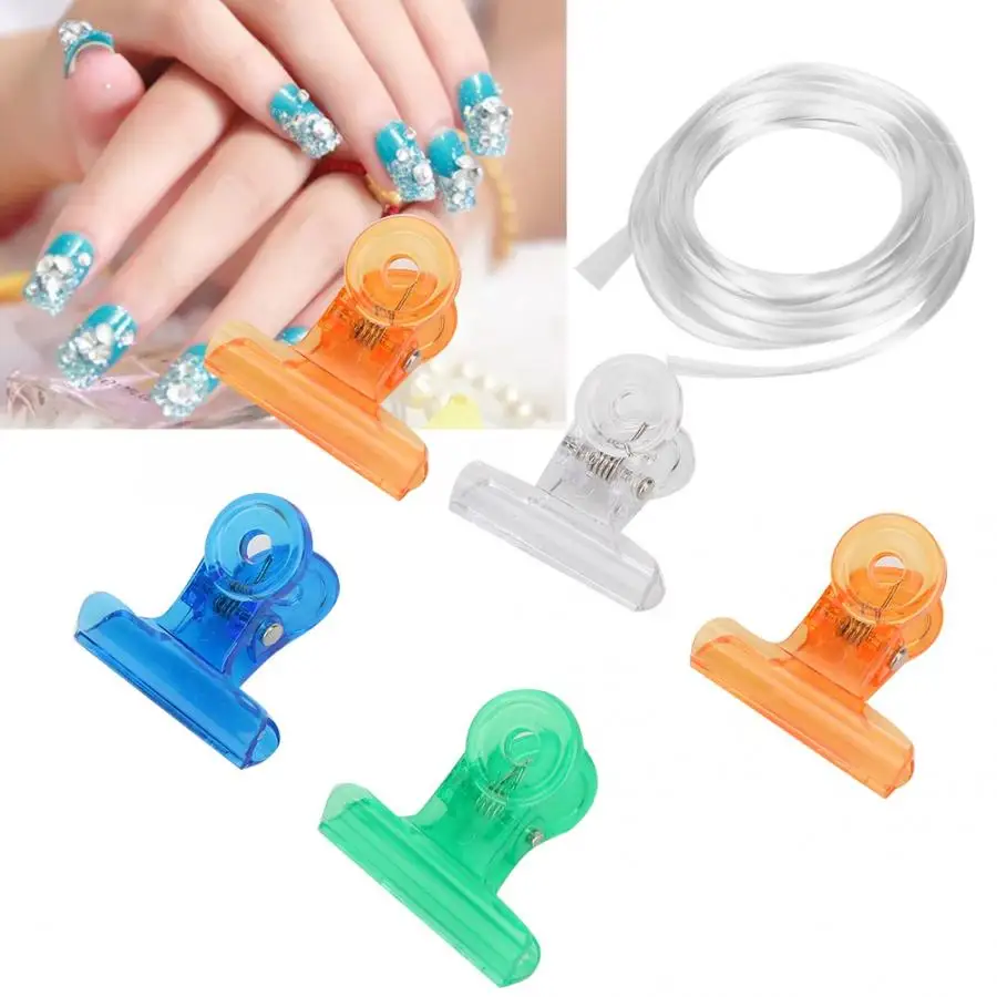 Маникюрный пылесос 50 см Fibernails стекловолокно для наращивания шелка ногтей Акриловые наконечники зажимы салонный Инструмент Дизайн ногтей n