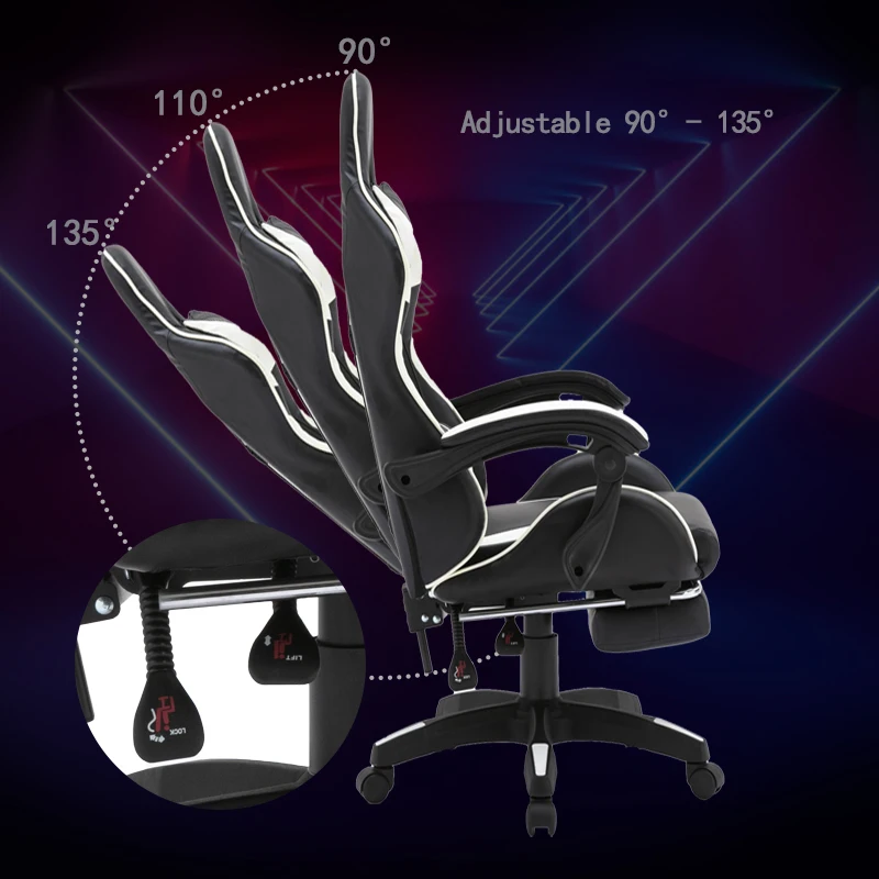 WCG Gaming Chairs Computer Chair Lifting up Office Chair for Cafe Internet Lounge