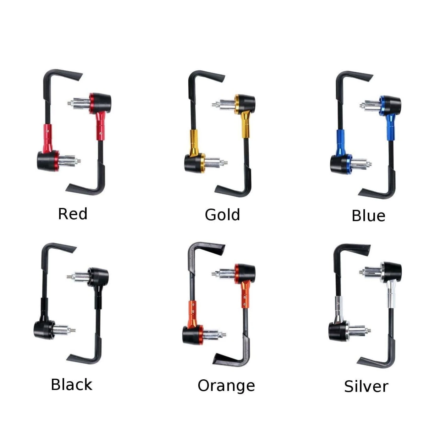 1 пара ударопрочных рулей для мотоцикла, универсальный аккумулятор для мотоцикла, защита от падения