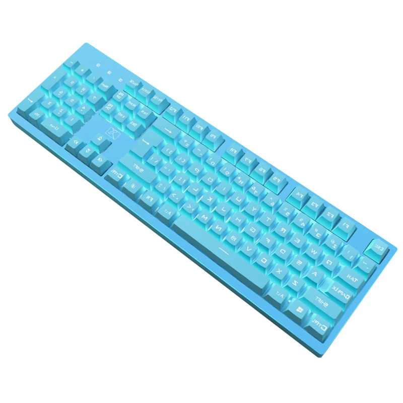 104-key игровой ПК компьютер Aaccessories Проводная клавиатура крутая Мода с LEDlight USB
