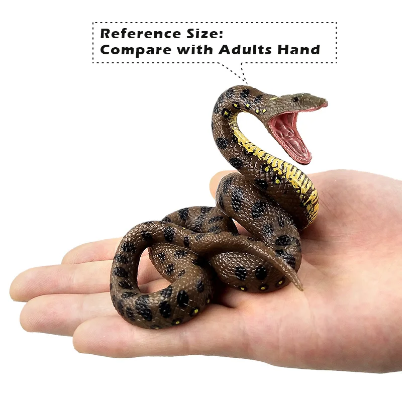 Simulation Wolf Kangaroo Parrot Bird Snake Animal Figurine Home Decor