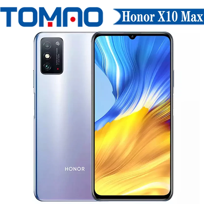 Оригинальный Honor X10 Max 5G мобильный телефон 7 09 &quotбольшой экран Восьмиядерный MTK6873 6