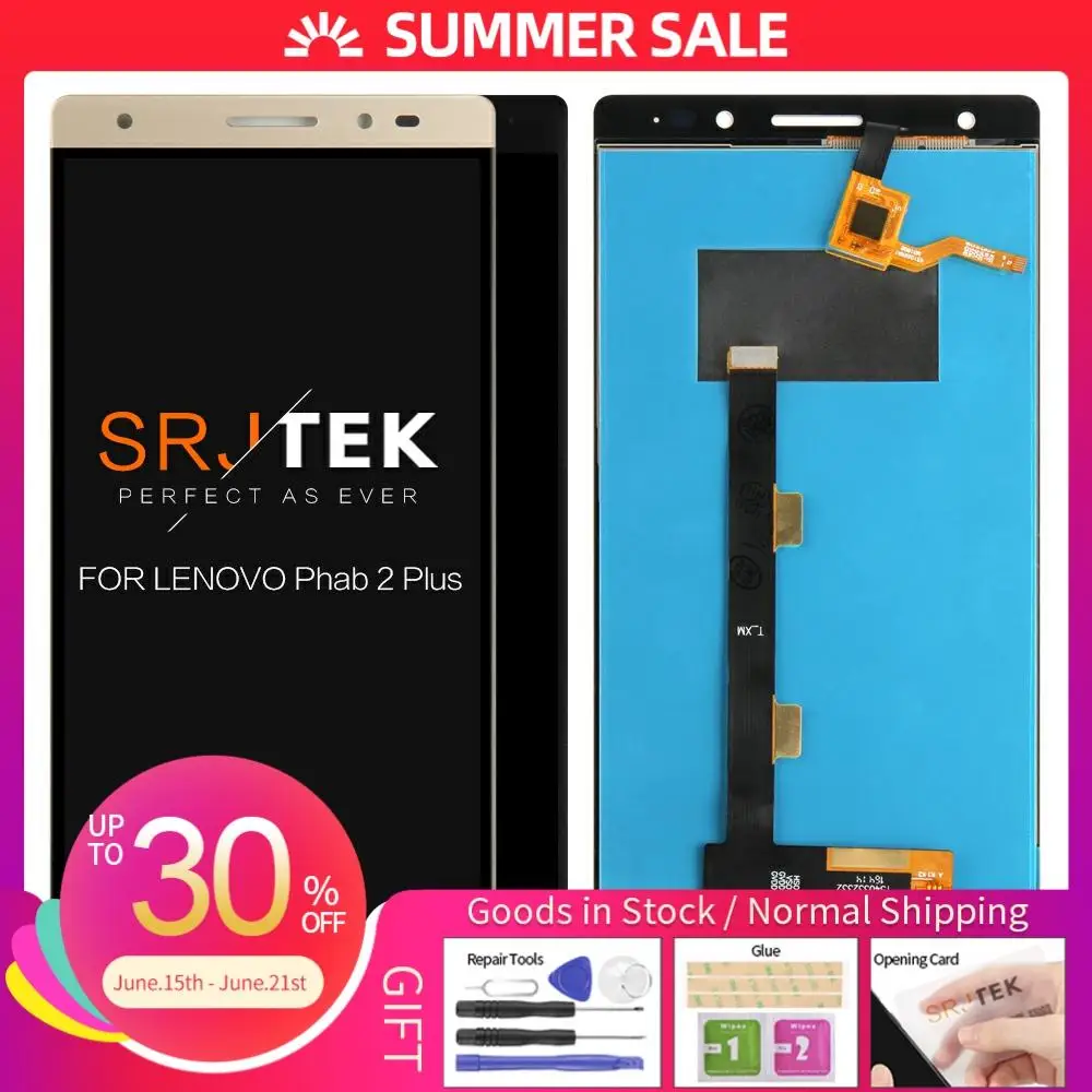 

1920*1080 Phone Parts For Lenovo phab 2 plus LCD Display Touch Screen Lenovo phab 2 plus For Lenovo PB2-670N Screen LCD Display
