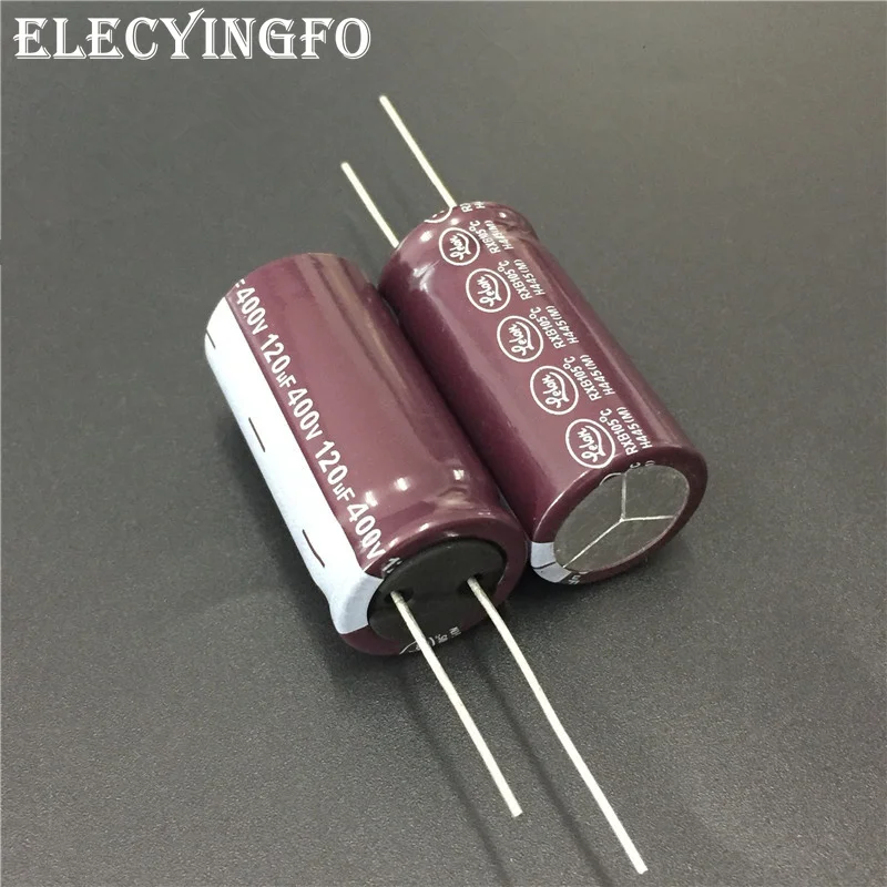 2 шт. 120 мкФ 400V120UF LELON RXB серия 18x36 мм 400V120uF долгий срок службы БП Алюминий