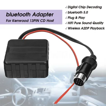 

Wireless A2DP Playback CD Host Machine Car Bluetooth AUX Adapter 13PIN HIFI Audio Cable Digital Music Plastic For