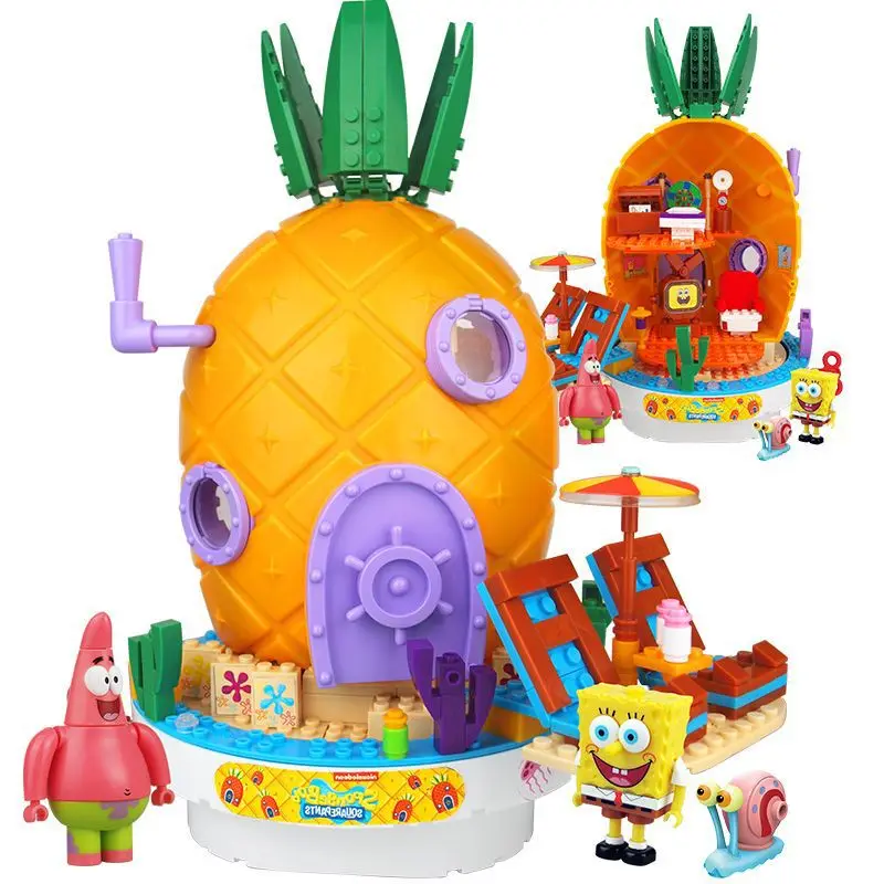 

2019 new Music Pineapple House Compatible legoinglys Friends Building Block bricks Education Toys for Children Birthday
